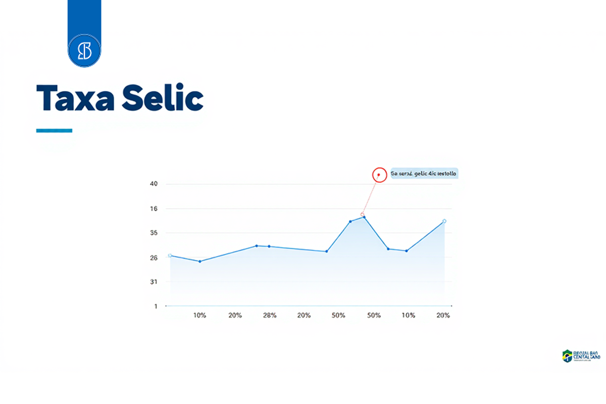 Gráfico com a Taxa Selic
