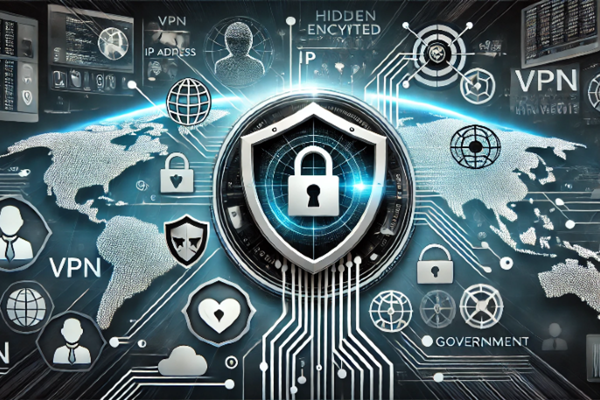 Ilustração do Serviço de VPN e Como Proteger Sua Privacidade