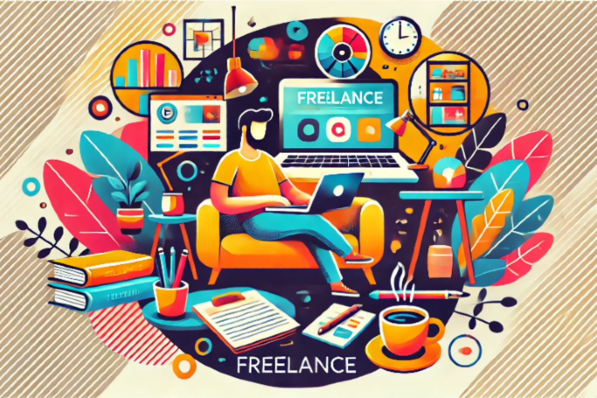 Profissional Freelancer recebendo um Freelance (JOB).