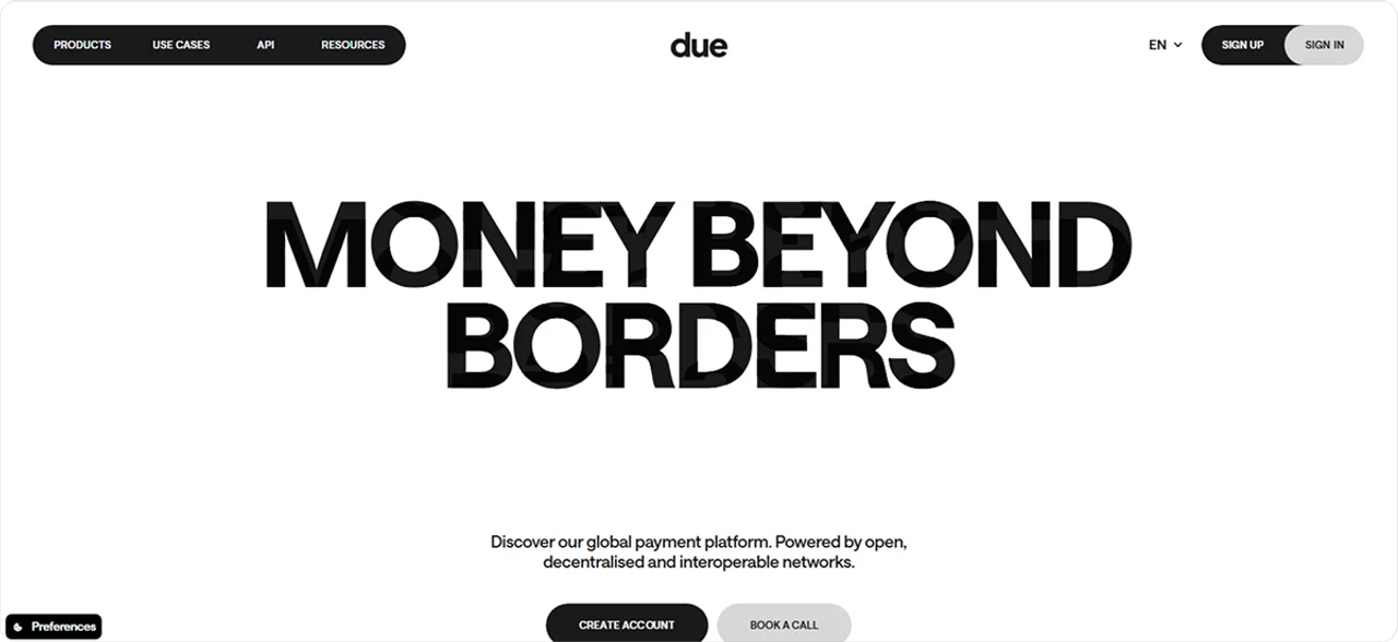Due homepage