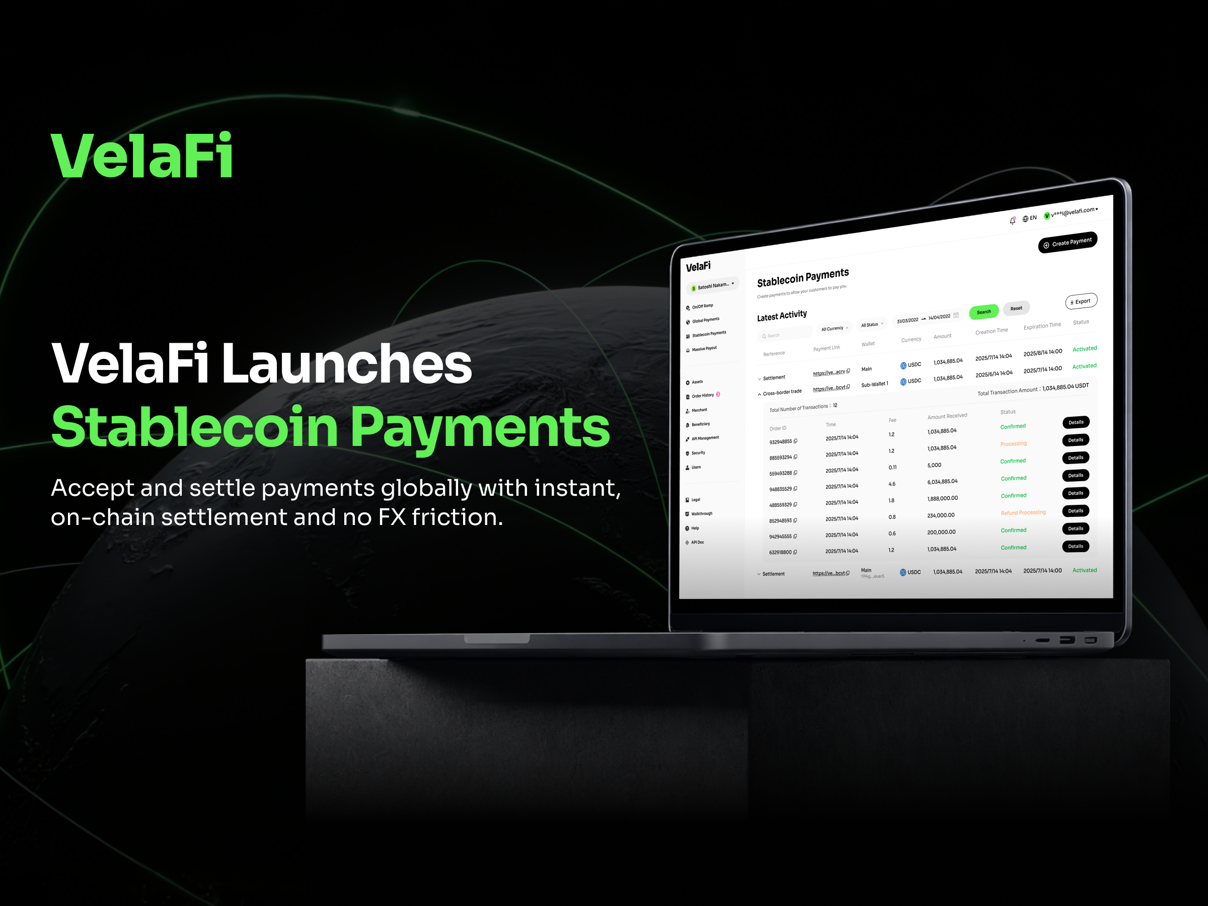 VelaFi Launches Stablecoin Payments for Merchants, Platforms and Global Businesses