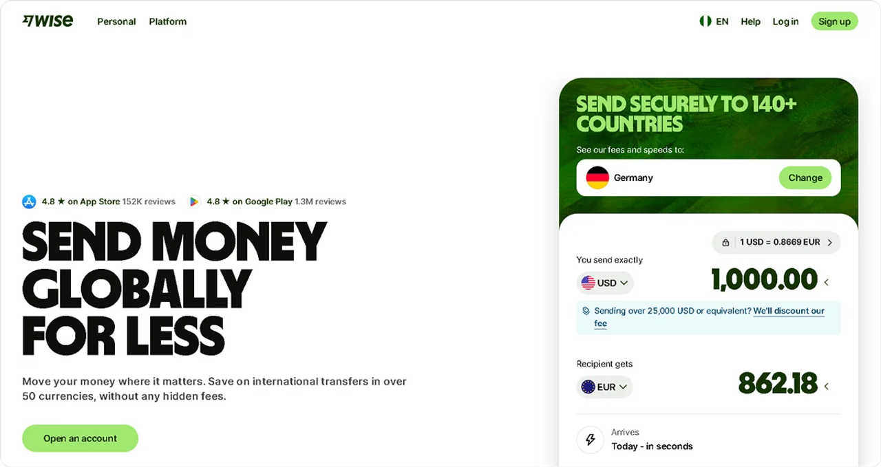 Wise Homepage