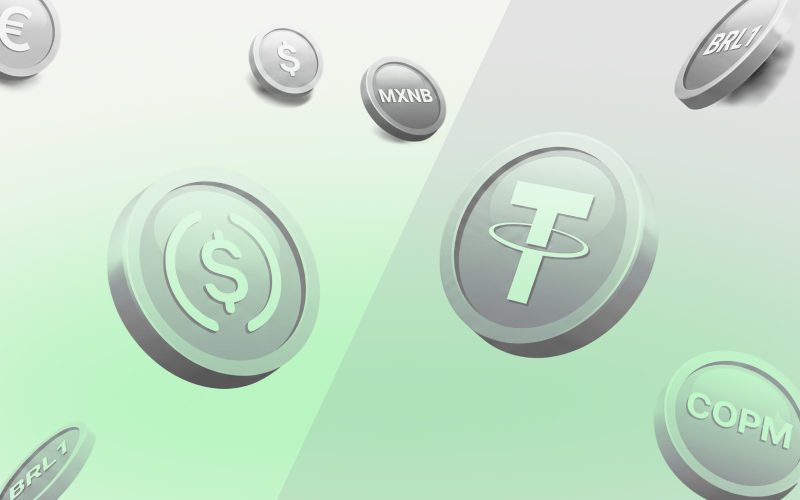 USDT vs USDC vs EURC vs MXNB vs BRL1 vs COPM: Which Stablecoin Should Your Business Use?