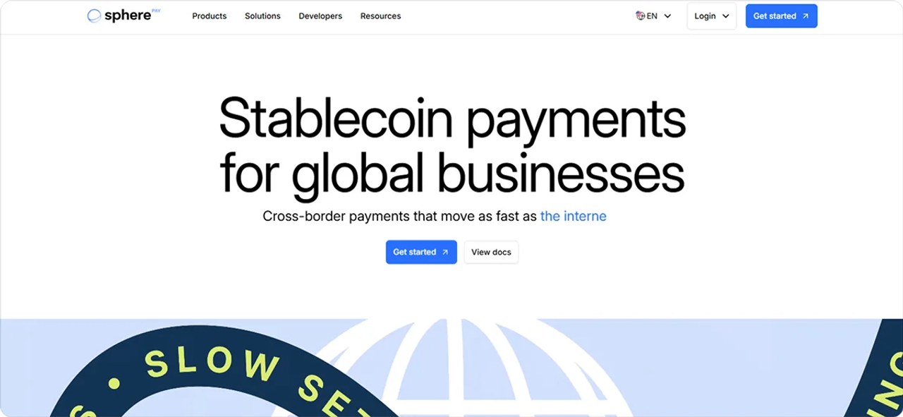 Sphere homepage