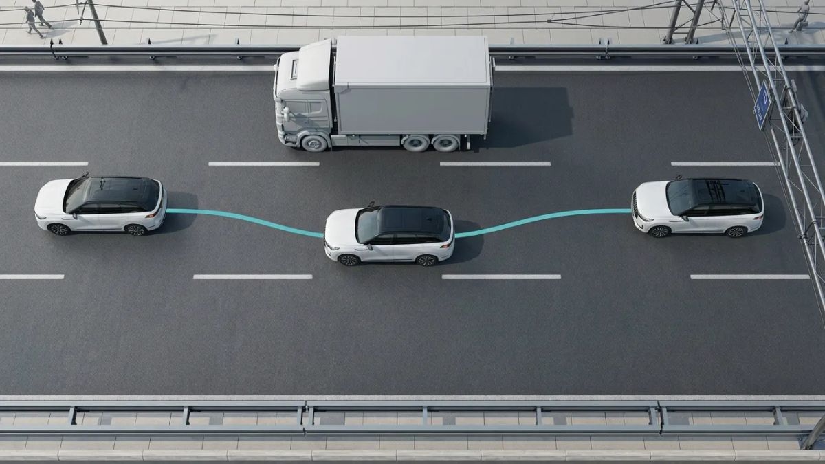 Lane Change Assist motorway visualisation