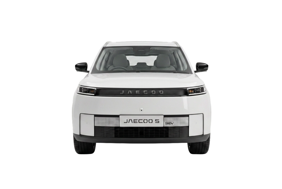 JAECOO E5 in Granite White, front view