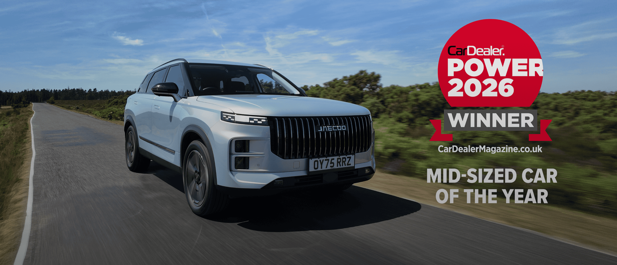 JAECOO 7 Named Mid-Sized Car Of The Year In 2026 Car Dealer Power Awards