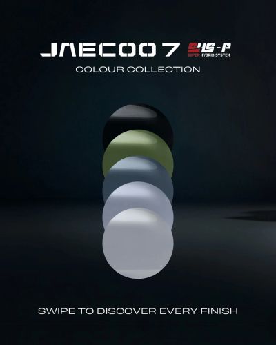 The JAECOO 7 SHS-P comes in a range of stunning finishes, from Basalt Black and Greenstone to Amazonite Blue, Pearl Silver and Granite White.
