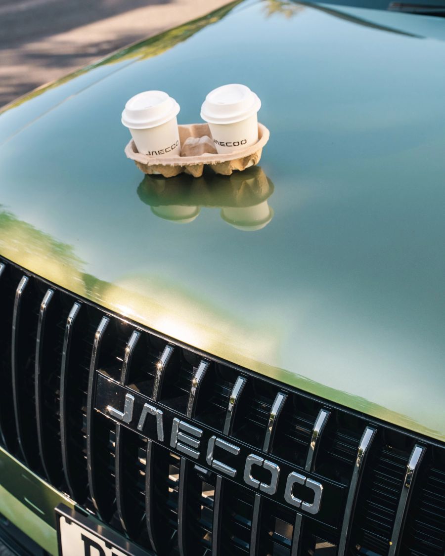 Good company, great coffee and a car that brought the café with it.