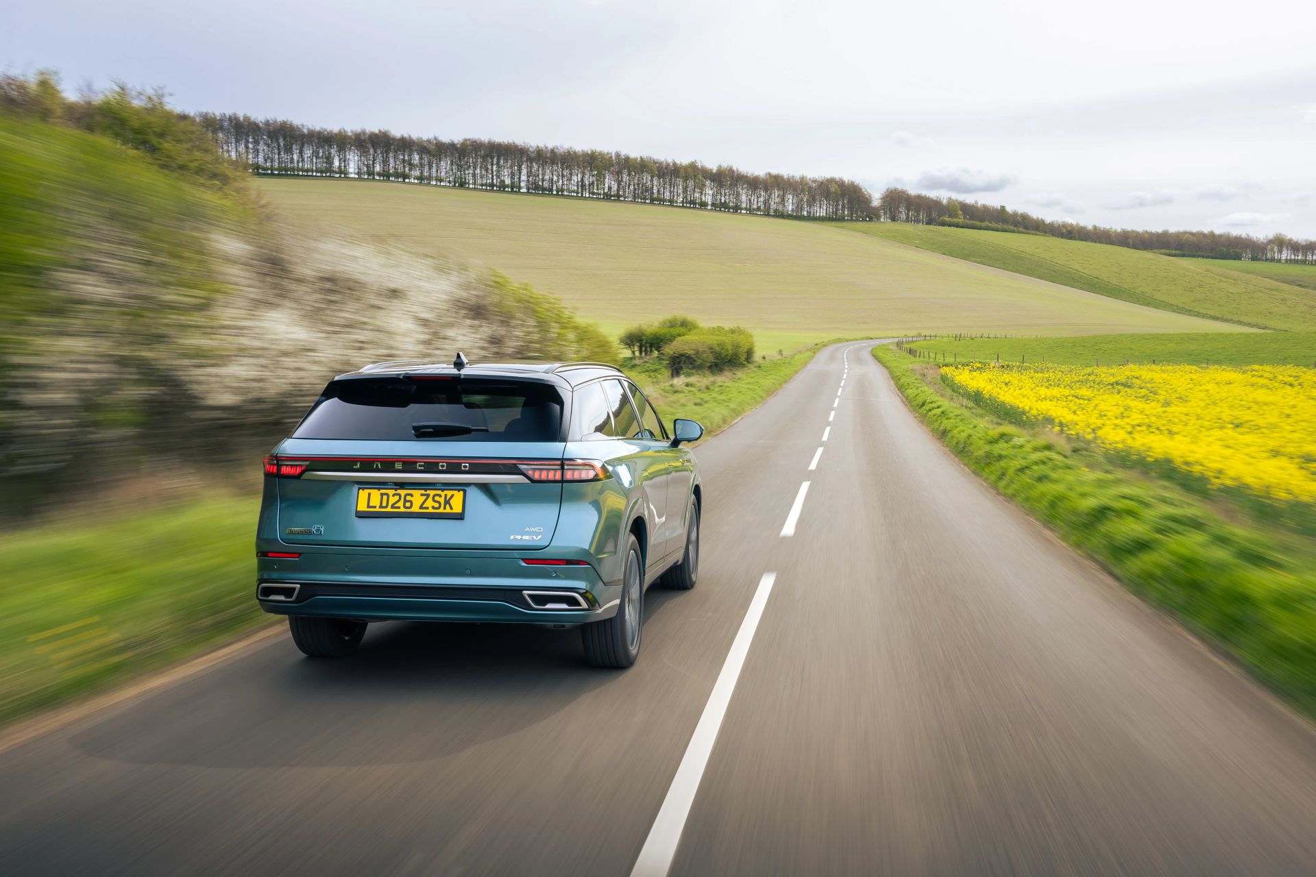 JAECOO 8 on a long-distance drive