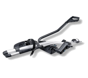 Genuine JAECOO roof bike carrier with wheel tray and frame clamp