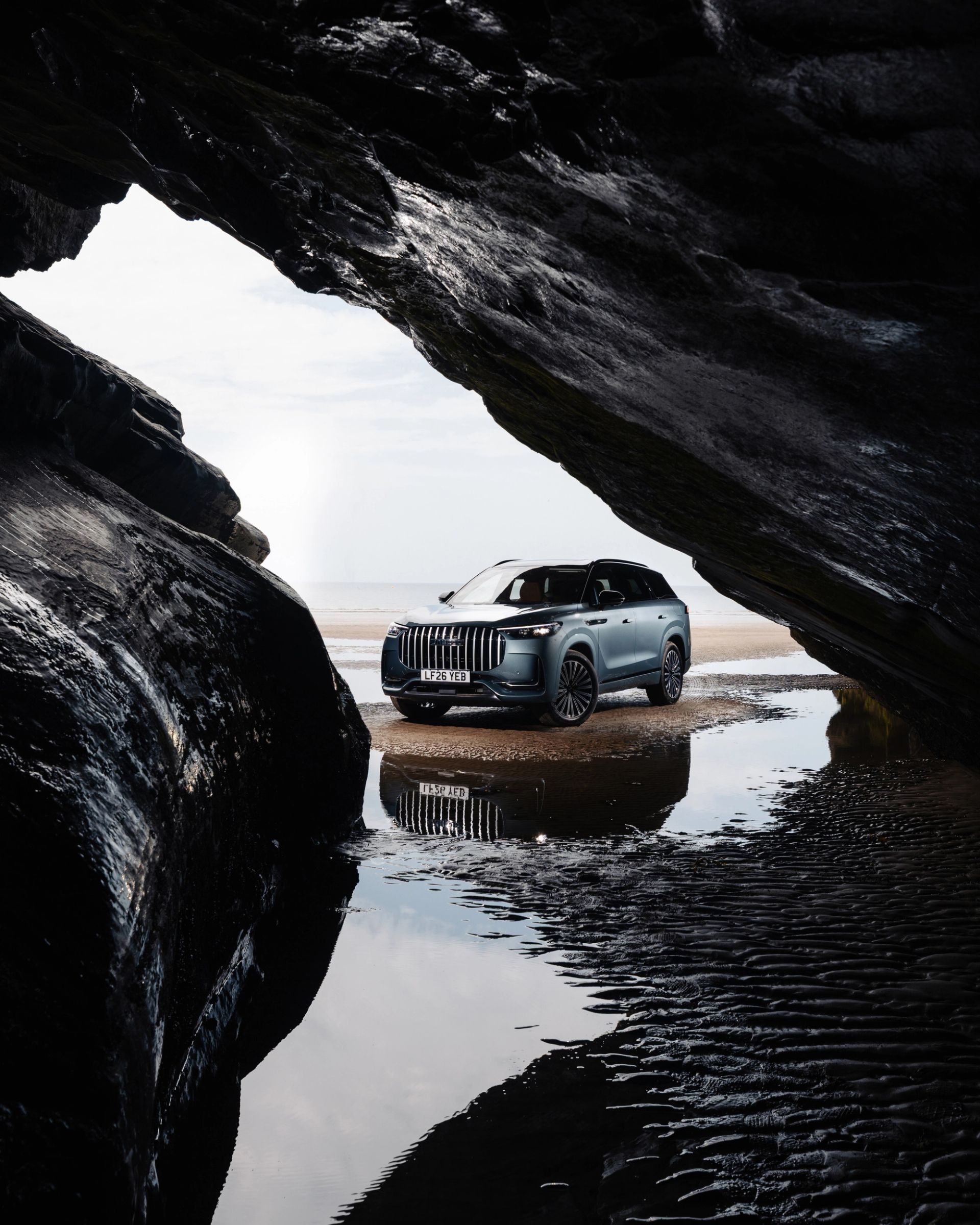 JAECOO SUV on location