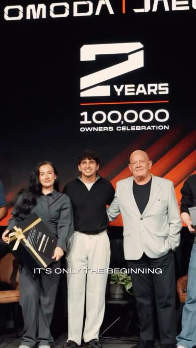 Two years. 100,000 owners. And this is only the beginning.