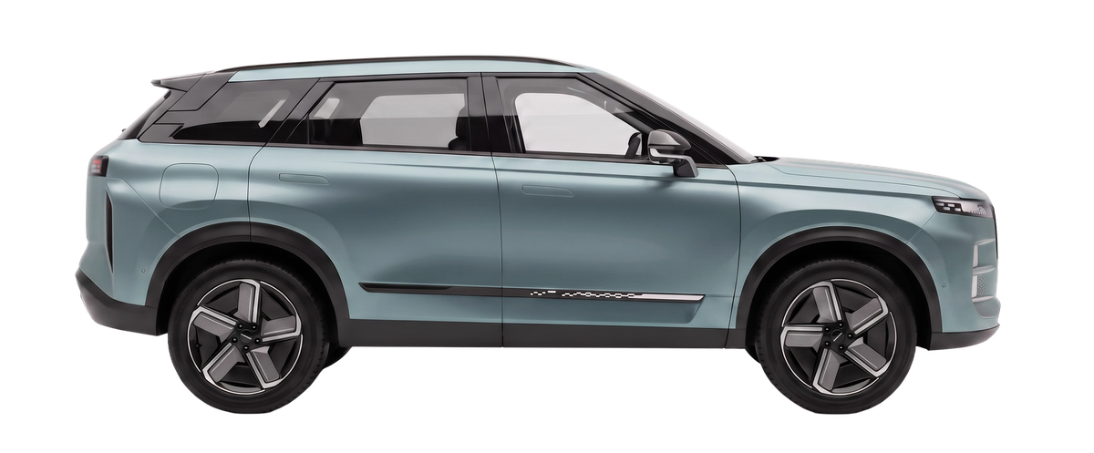JAECOO 7 SHS-P Plug-in Hybrid in teal, front view