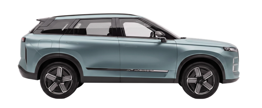 JAECOO 7 SHS-P Plug-in Hybrid in teal, front view