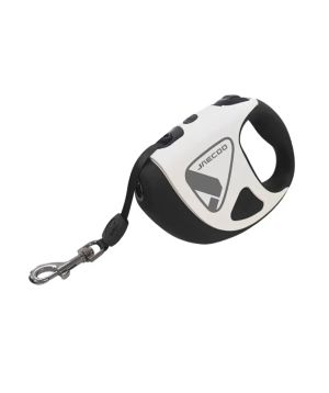 JAECOO retractable dog leash with the clip extended