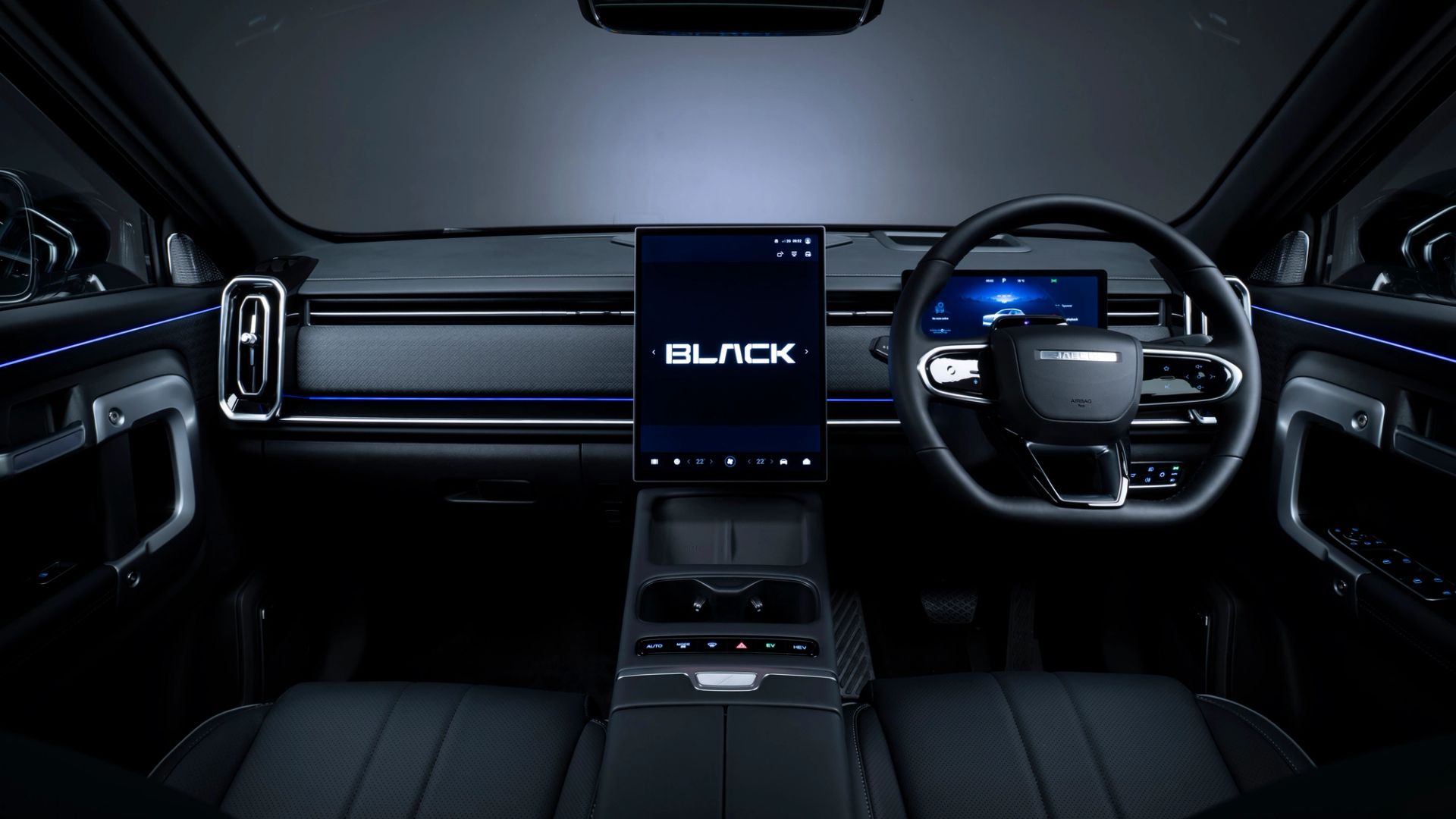 JAECOO 7 Black Luxury dashboard displays