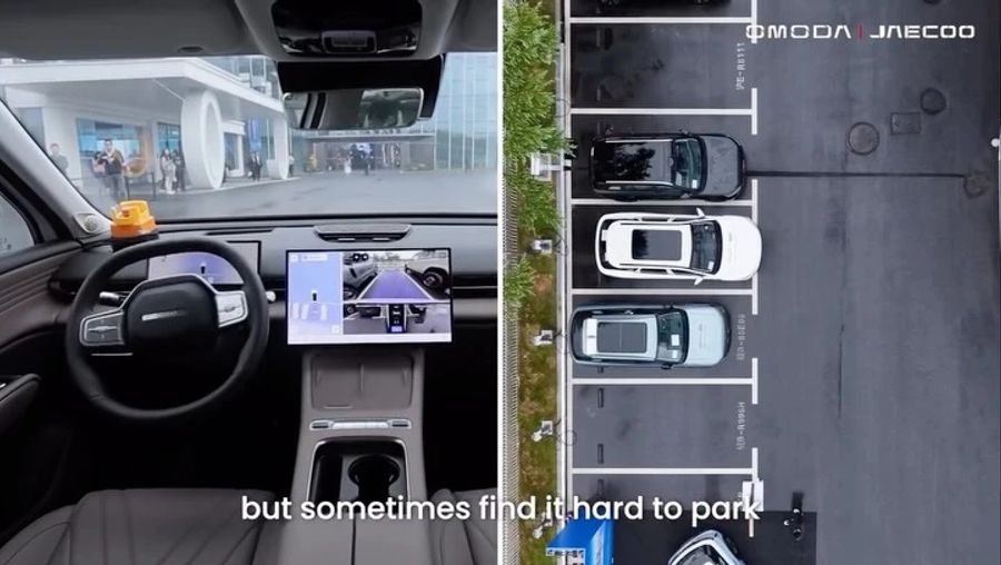Super Intelligent Valet Parking. A car that comes to you, then parks for you.