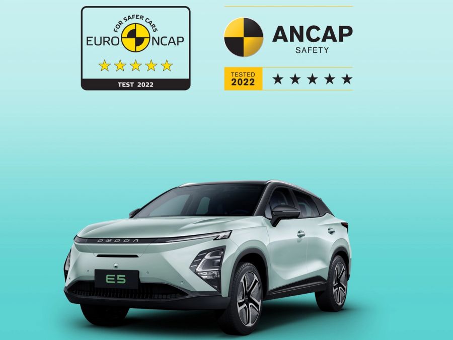 OMODA E5 earns Euro NCAP five-star safety rating