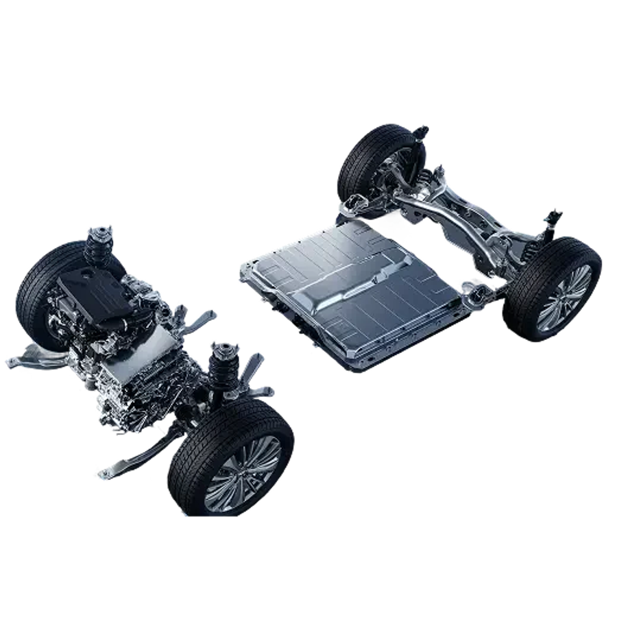 Fully electric battery