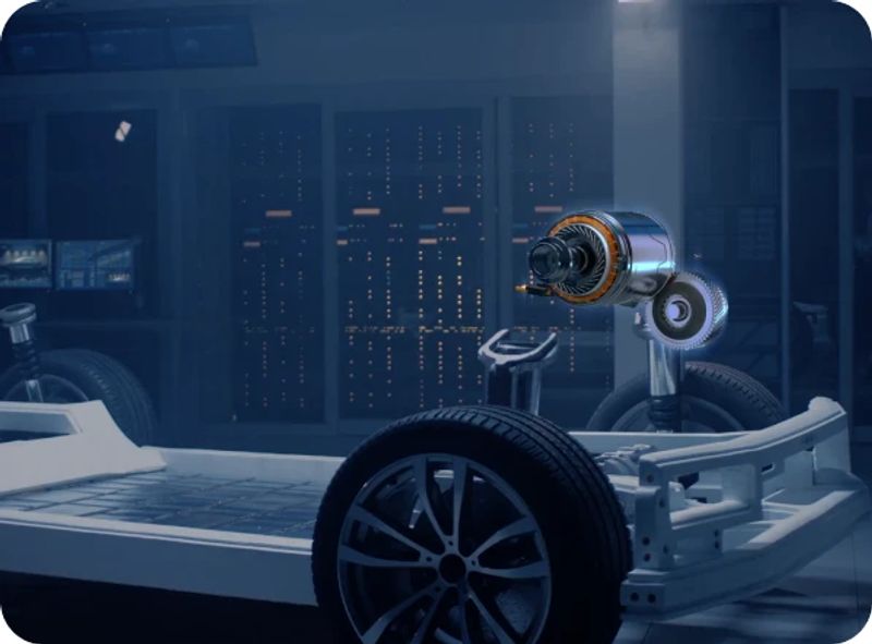 An OMODA electric vehicle chassis and battery platform