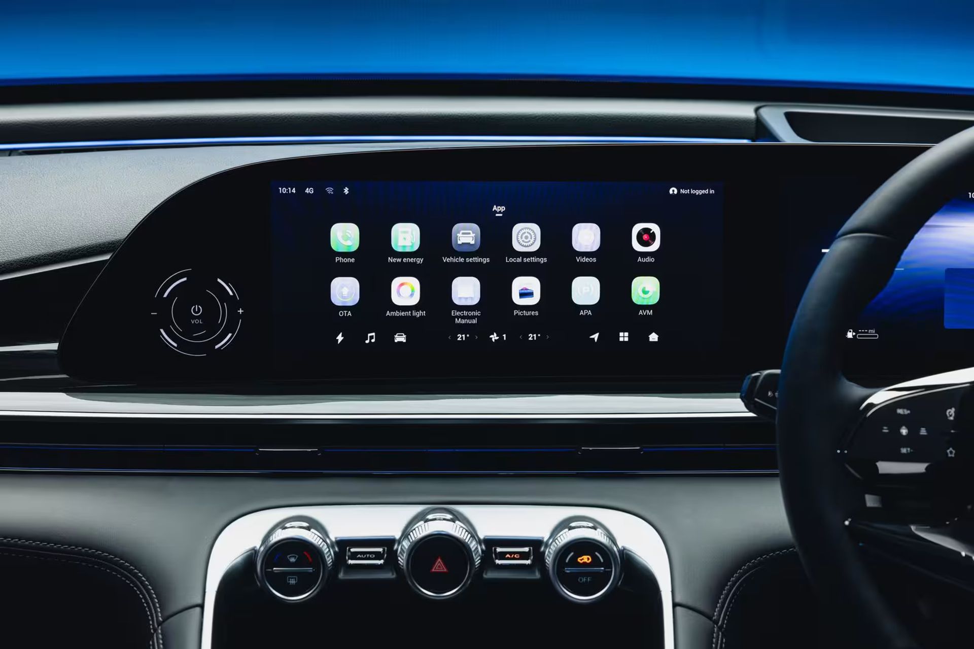 OMODA 9 Black Edition dashboard