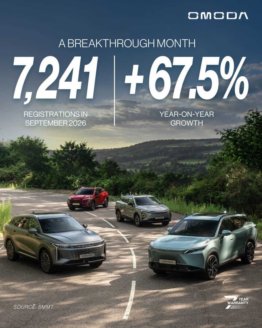 September turned out to be our biggest month yet, and it’s all down to you 🤝 Welcome to the 7,241 drivers who joined the OMODA family, here's to the road ahead!