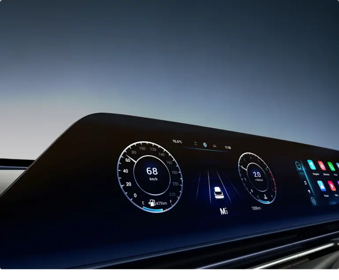 OMODA 5 digital instrument cluster