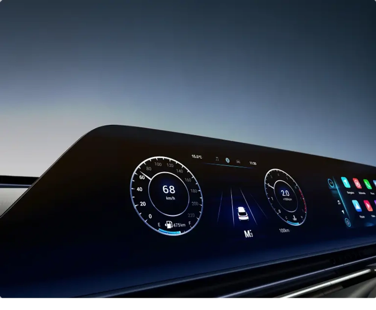 OMODA 5 digital instrument cluster