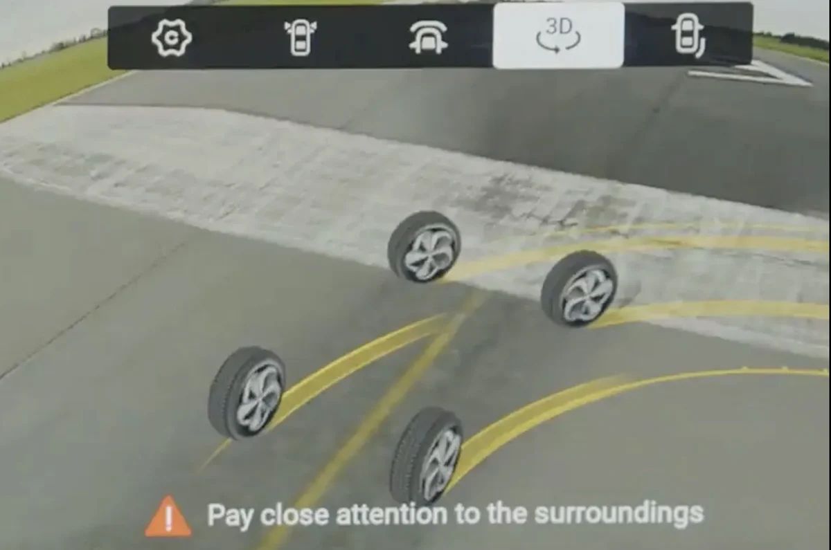 OMODA 9 surround view camera