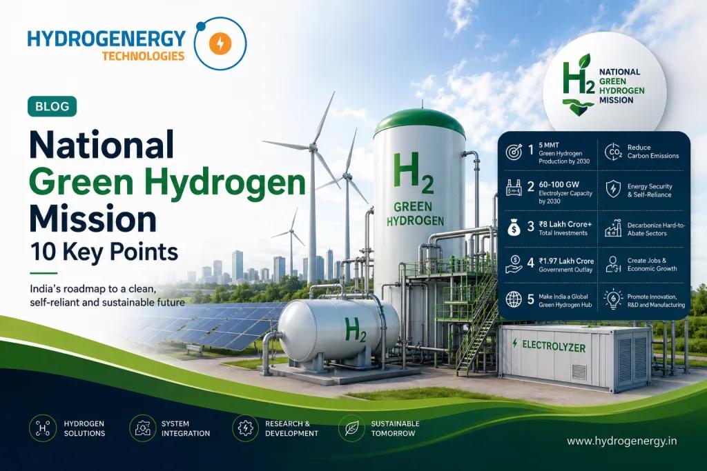 National Green Hydrogen Mission: 10 Key Points Green Hydrogen