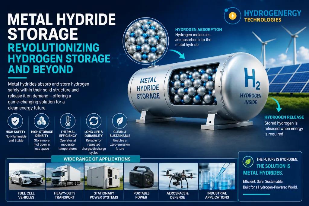 Metal Hydride Storage: Revolutionizing Hydrogen Storage and Beyond Metal Hydride Storage