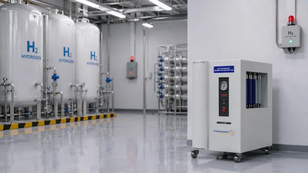 PEM Electrolyzer in action PEM Electrolyzer in action
