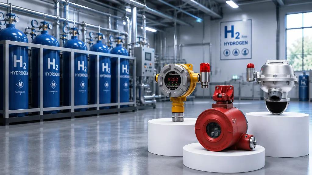 Leak detectors in hydrogen lab