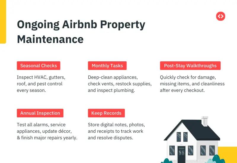 継続的なAirbnb物件メンテナンス