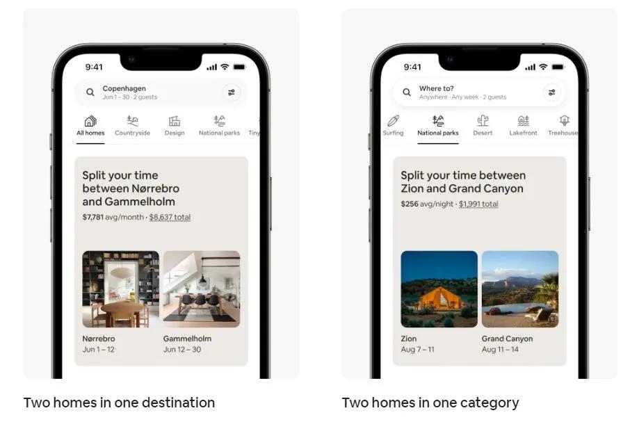 airbnb split stays