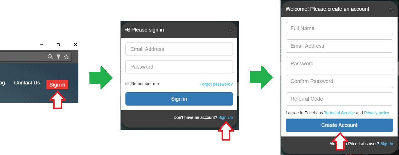Signup