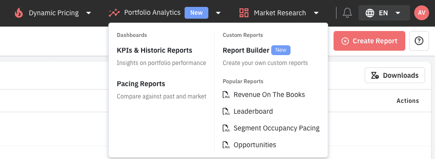 PriceLabs Report Builder
