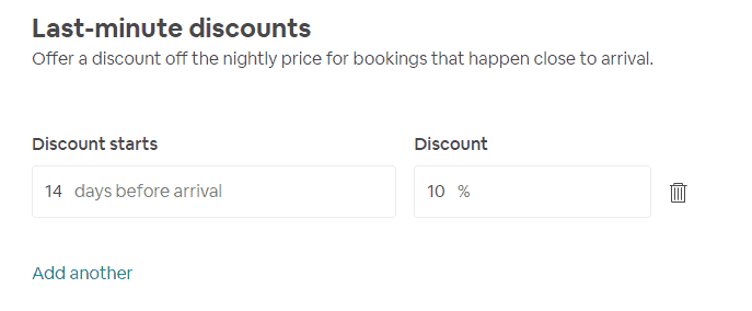 Last Minute Discounts
