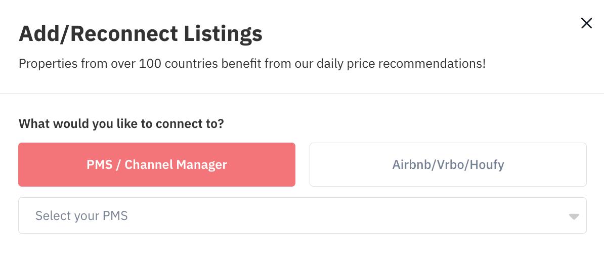 add listings to PriceLabs