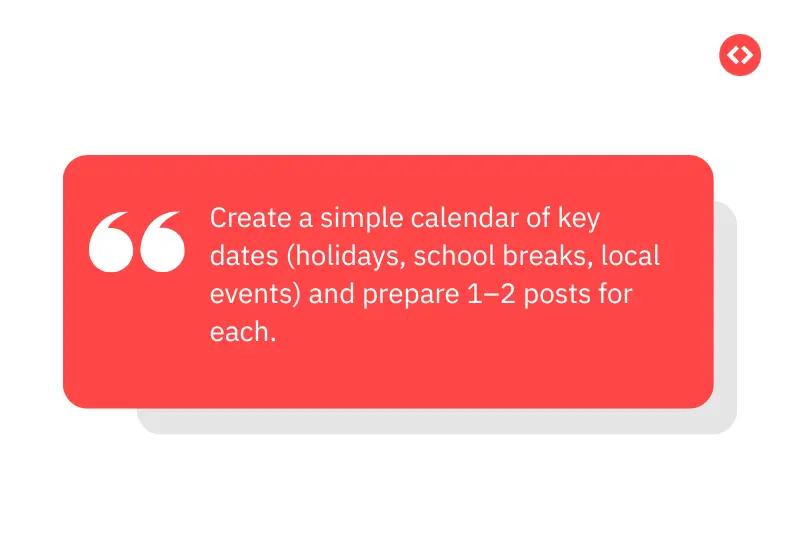 calendar creation for short-term rental marketing