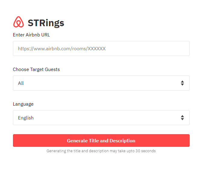 Airbnb Description Generator