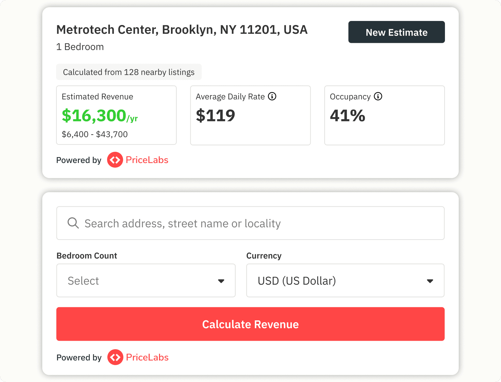 Use Revenue Estimator Pro to get quick, in-depth estimate of any market to find out its rental potential