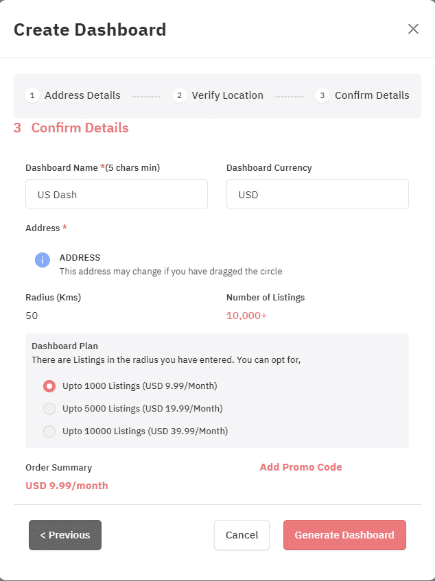 PriceLabsマーケットダッシュボード 10,000件リスティング