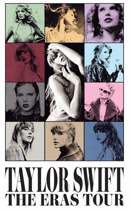 Taylor swift eras tour poster