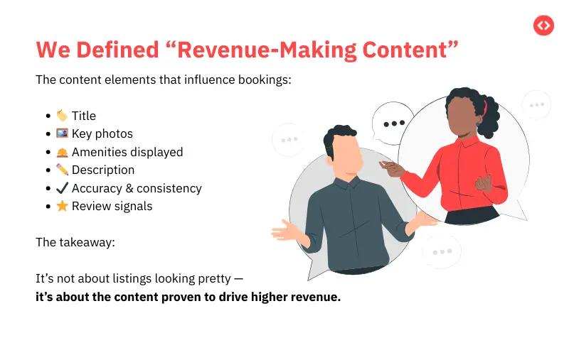 What is revenue making content?