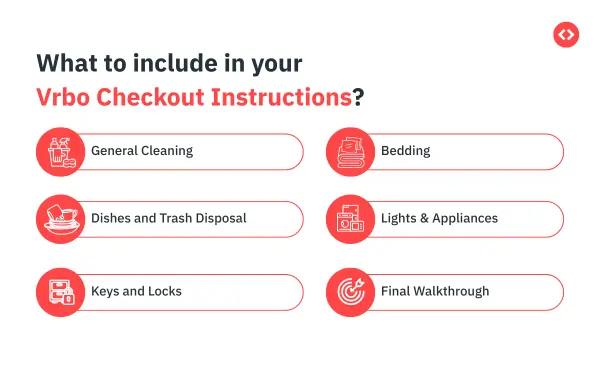 Vrbo checkout instructions