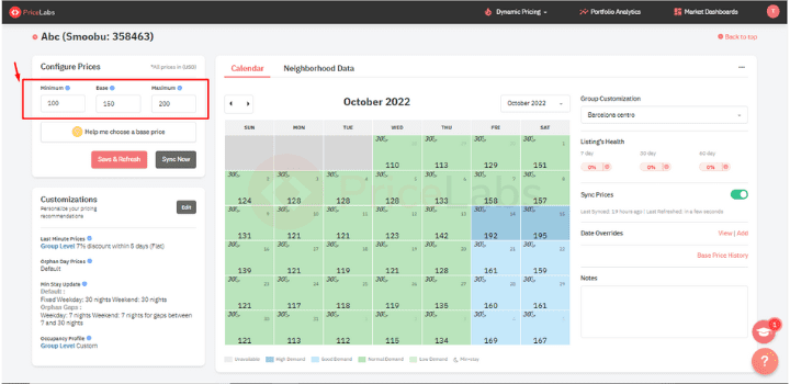 Outil de Dynamic Pricing