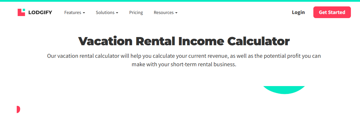 Lodgify vacation rental income calculator 