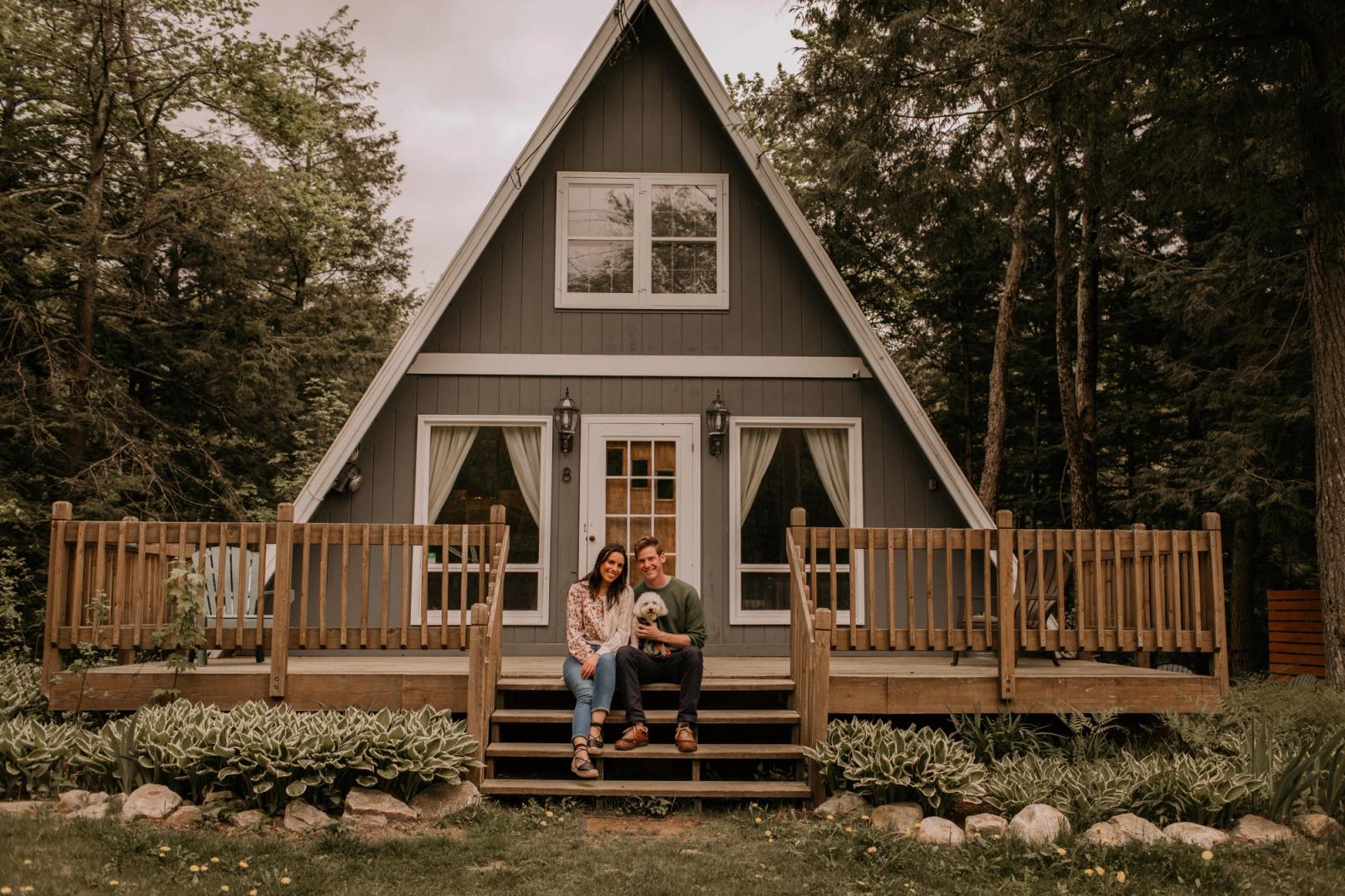 Vermont A-Frame Cabin Image